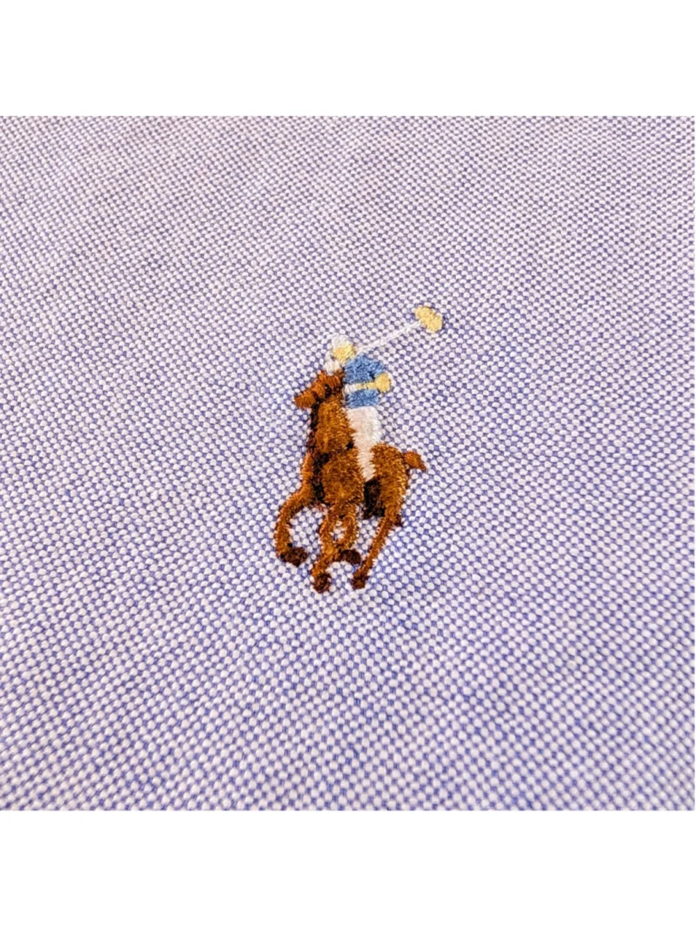 Ralph Lauren Yarmouth Oxford Shirt Mens 17-36 Light Blue Button Down Classic Fit